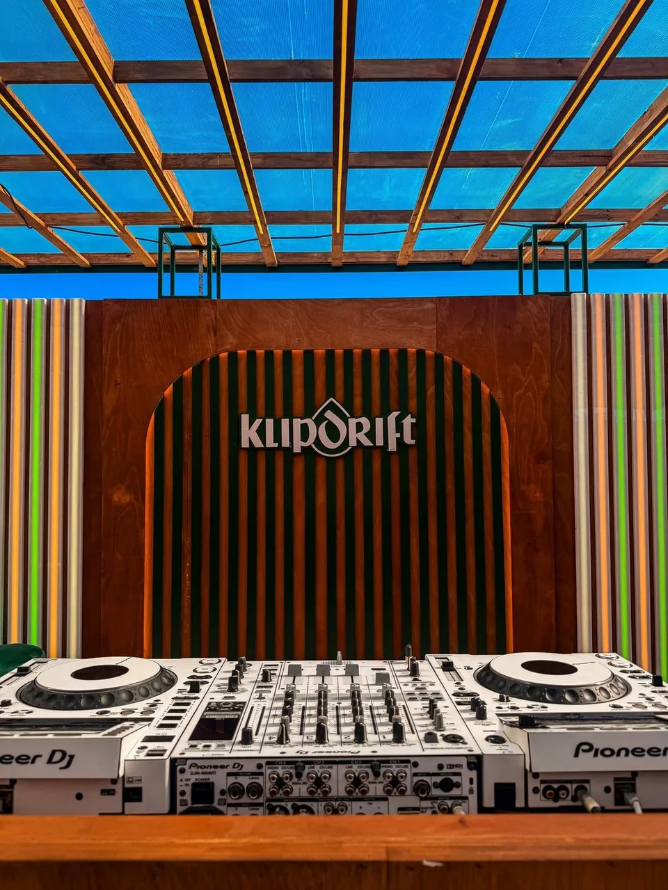 Brand activation DJ setup