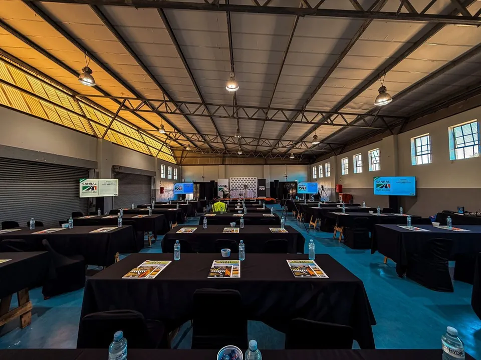 Corporate conference AV setup in Cape Town